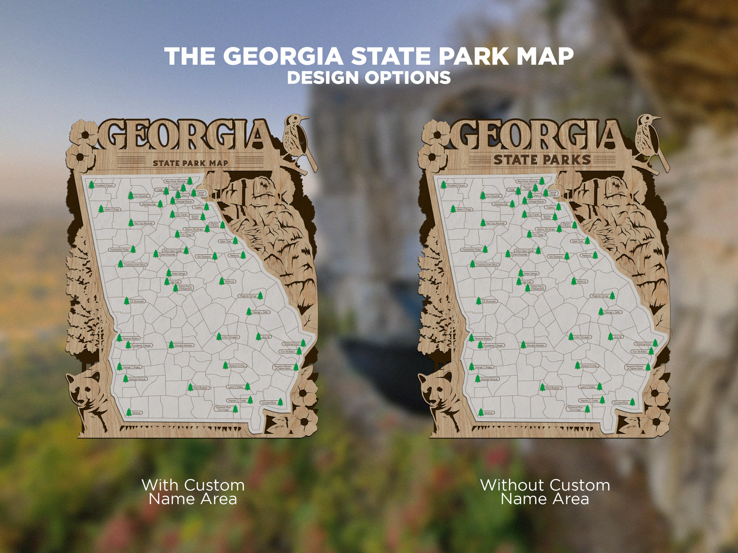 Georgia State Parks Travel Map