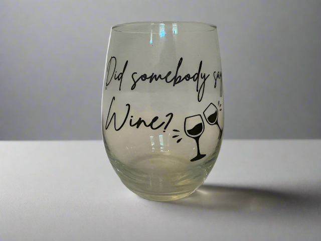 Glassware Stemless Wine Glass