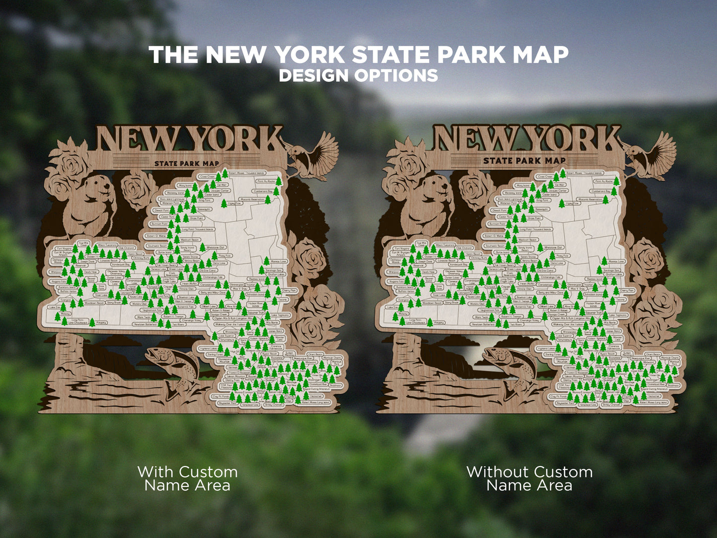 New York State Parks Travel Map