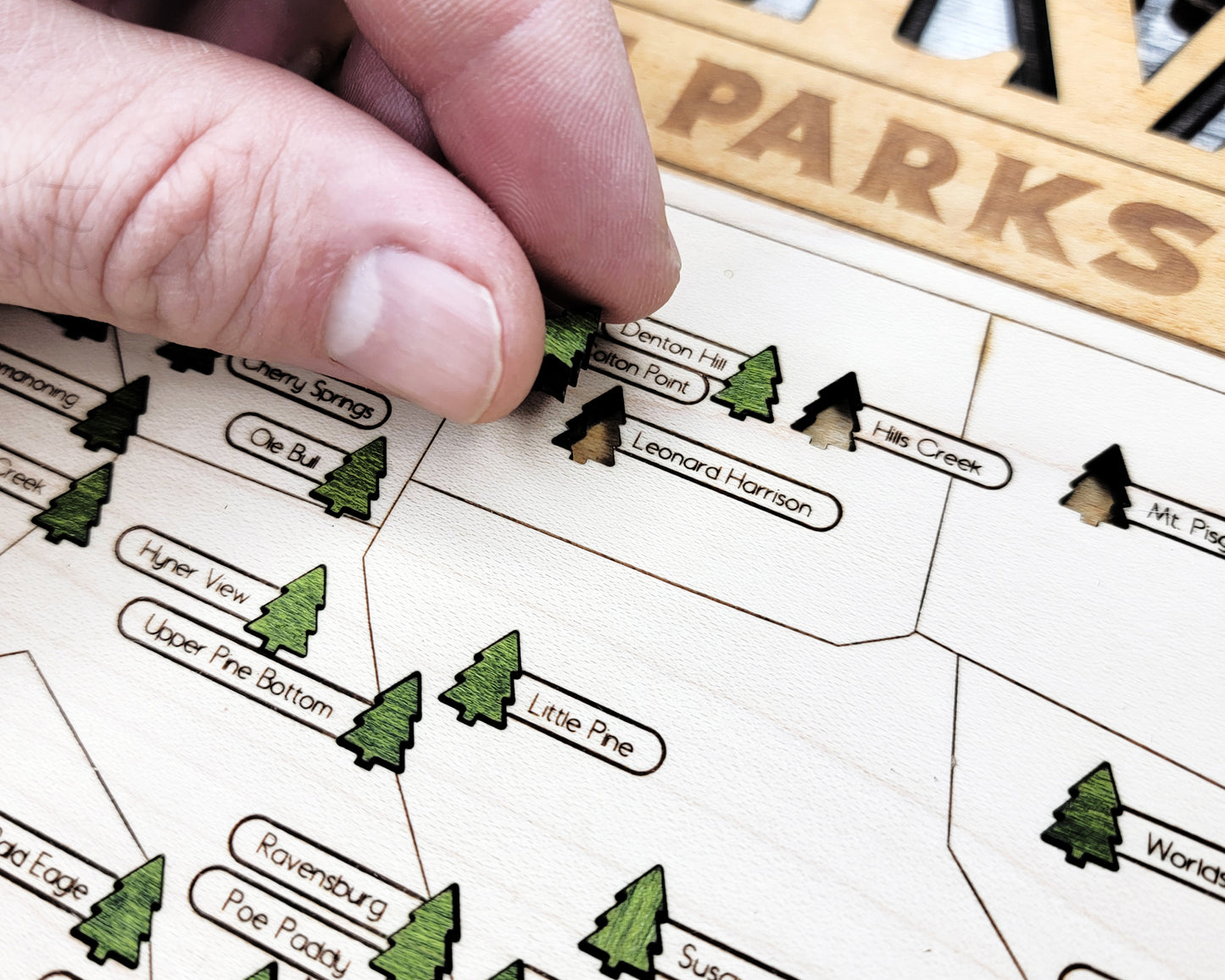 Pennsylvania State Parks Travel Map