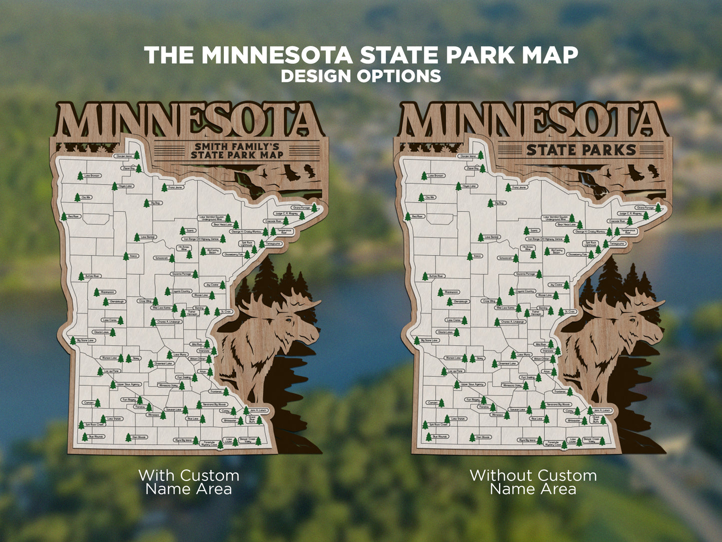 Minnesota State Parks Travel Map
