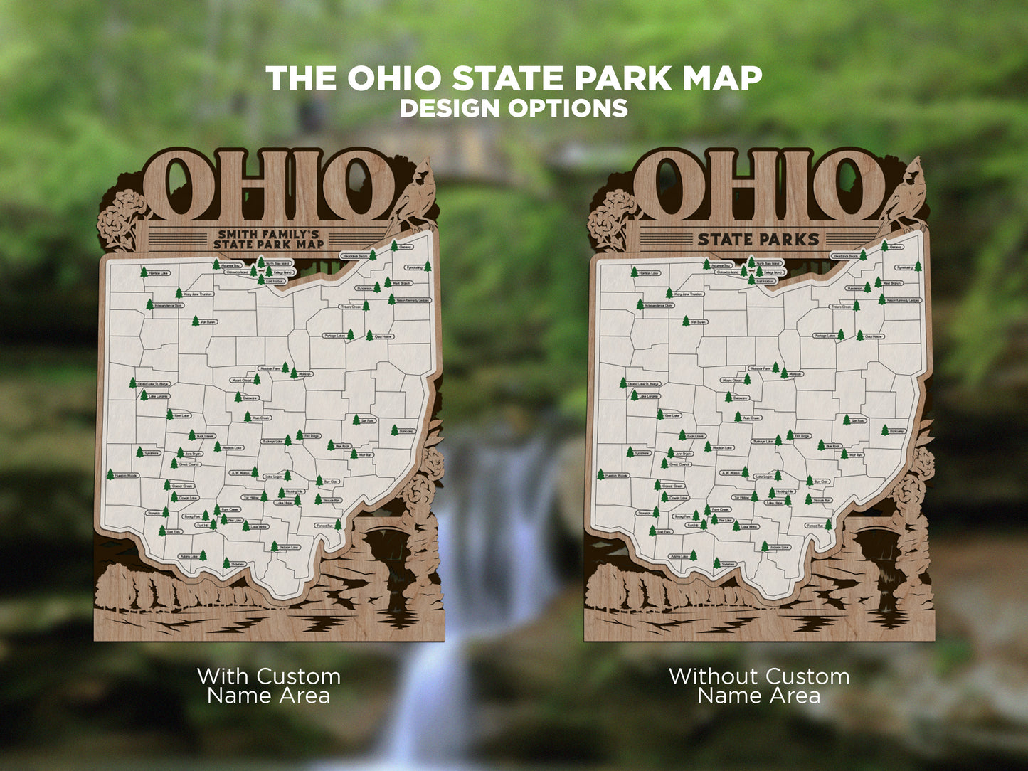 Ohio State Parks Travel Map