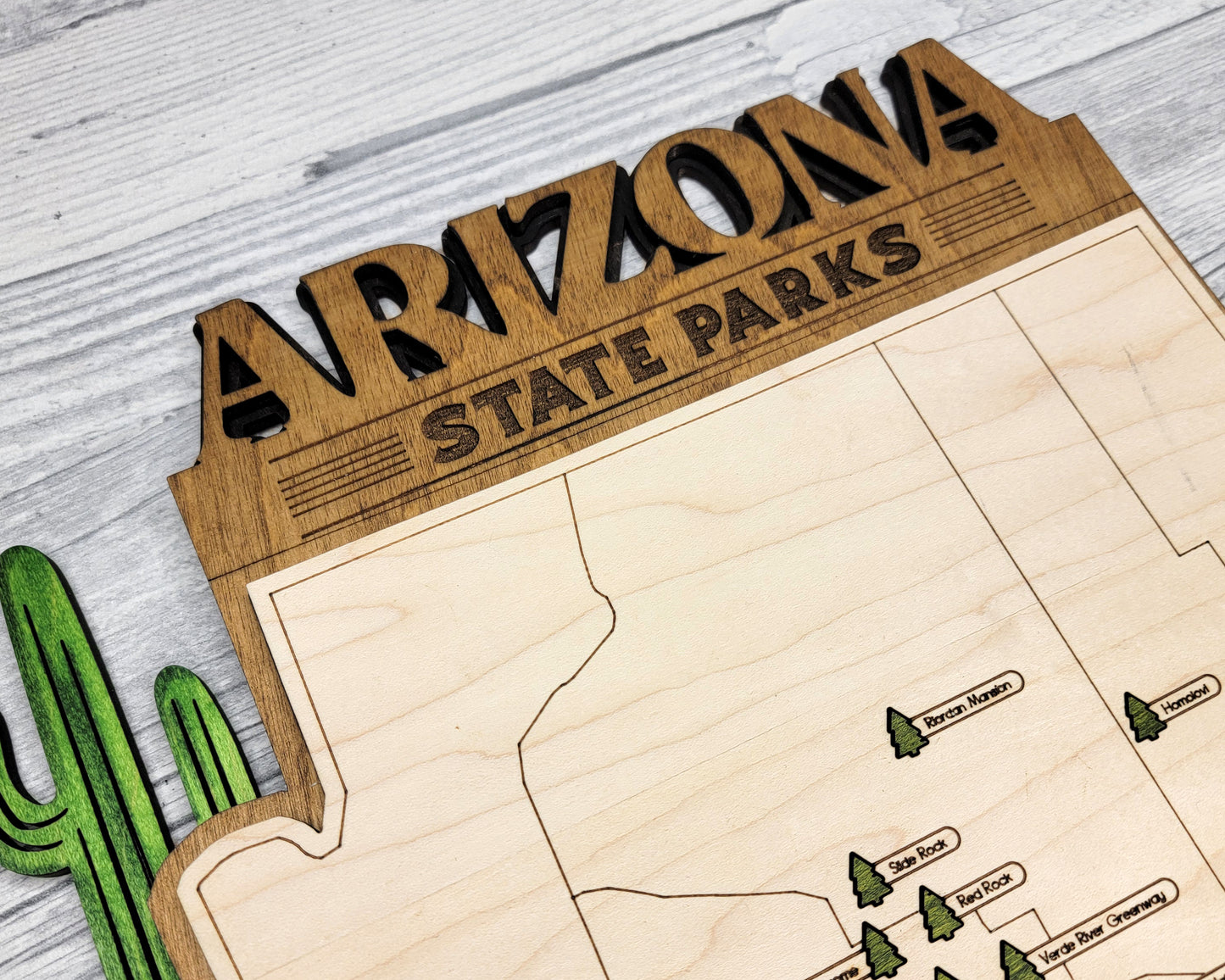 Arizona State Parks Travel Map