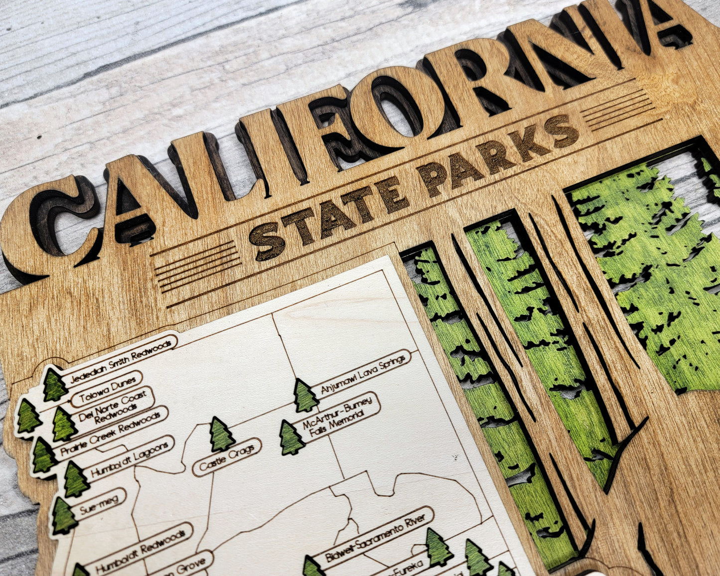 California State Parks Travel Map