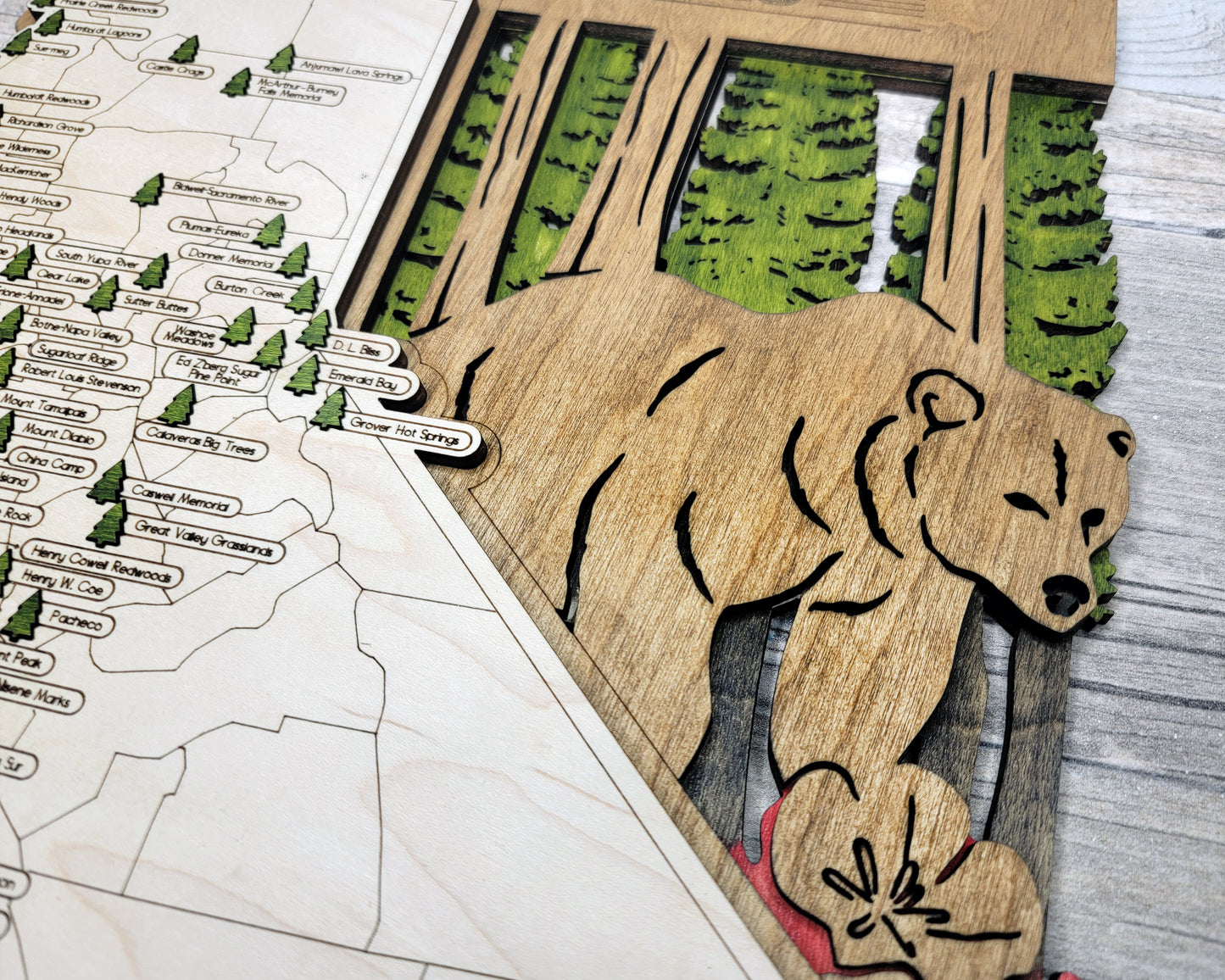 California State Parks Travel Map