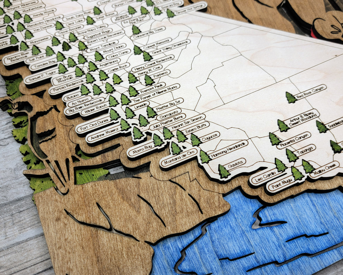 California State Parks Travel Map