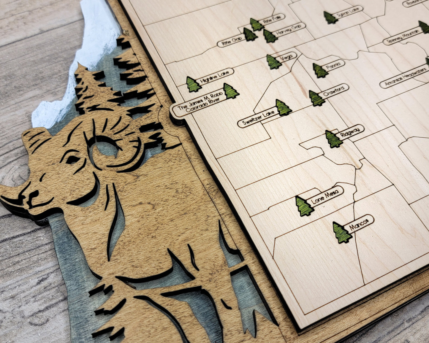 Colorado State Parks Travel Map