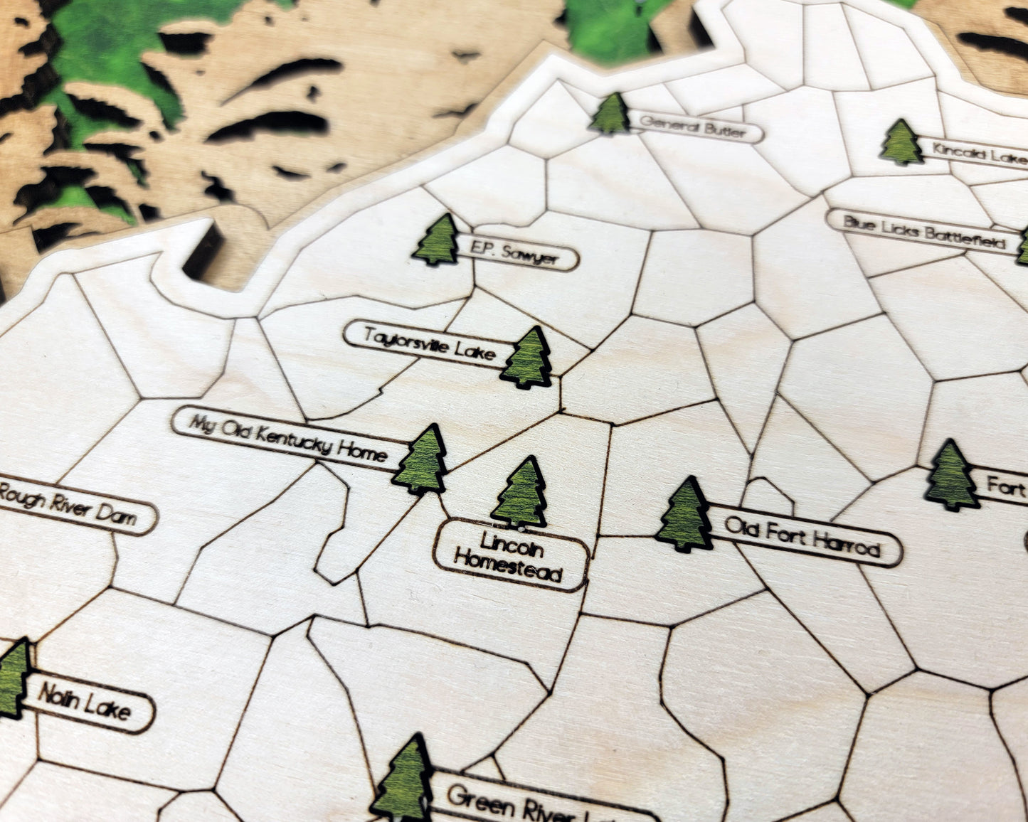 Kentucky State Parks Travel Map
