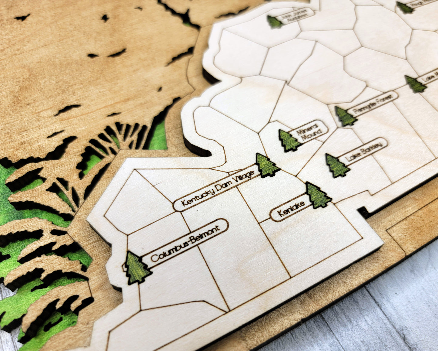 Kentucky State Parks Travel Map