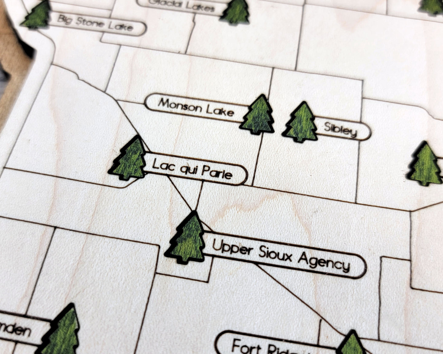 Minnesota State Parks Travel Map