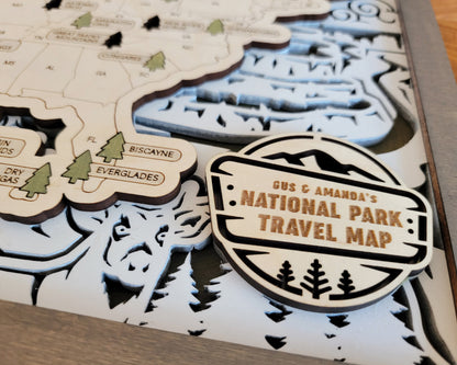 National Park Travel Map