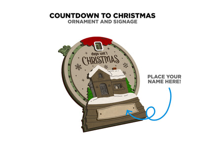 Countdown to Christmas Ornament