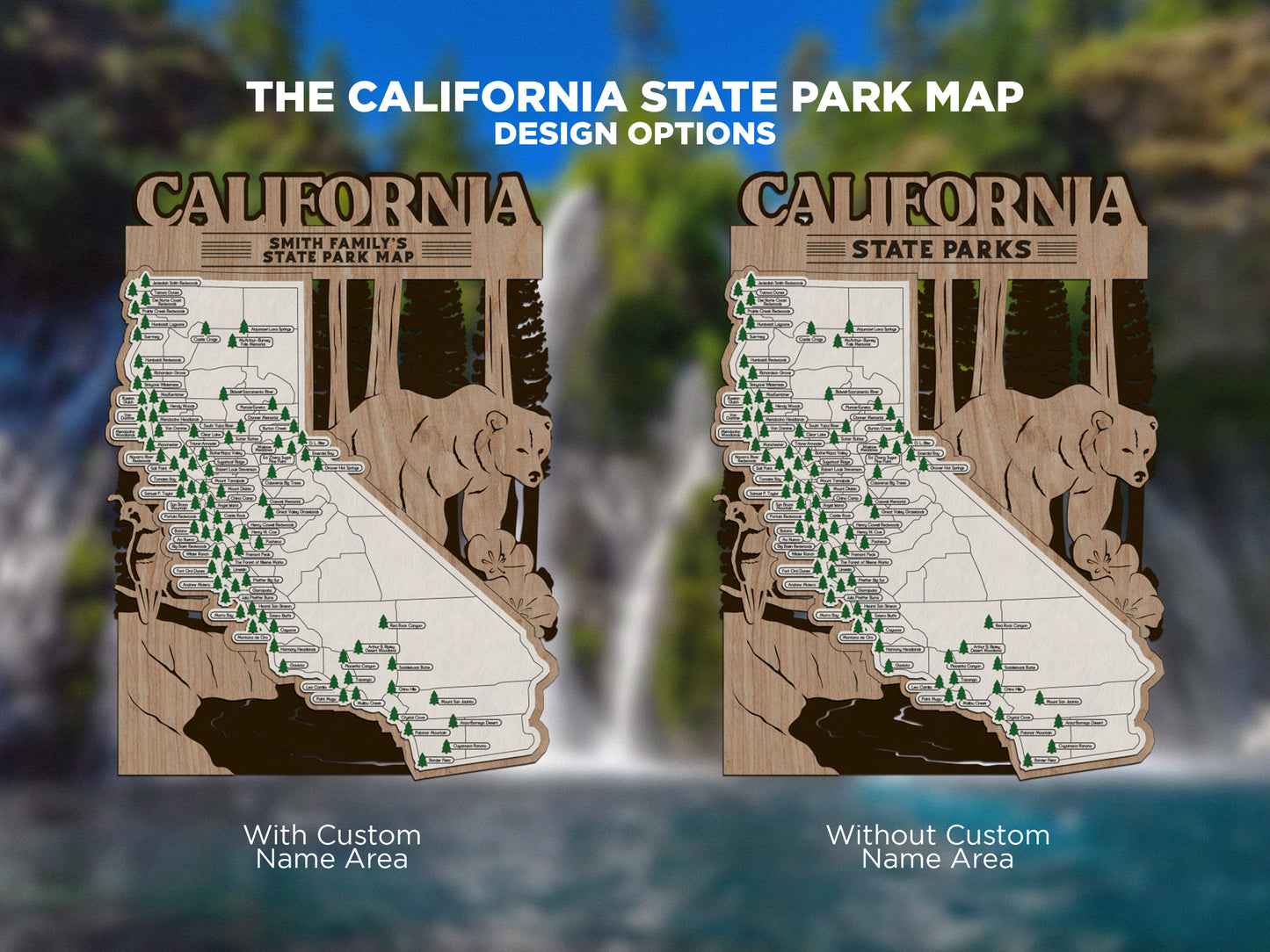 California State Parks Travel Map