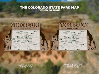 Colorado State Parks Travel Map