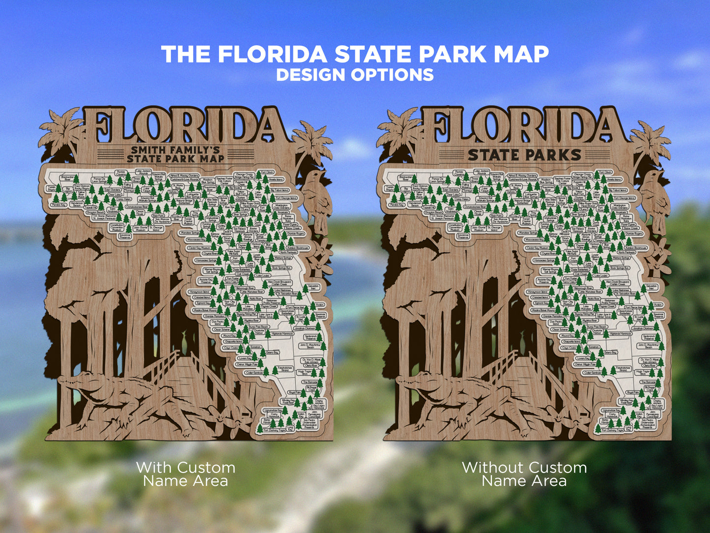 Florida State Parks Travel Map