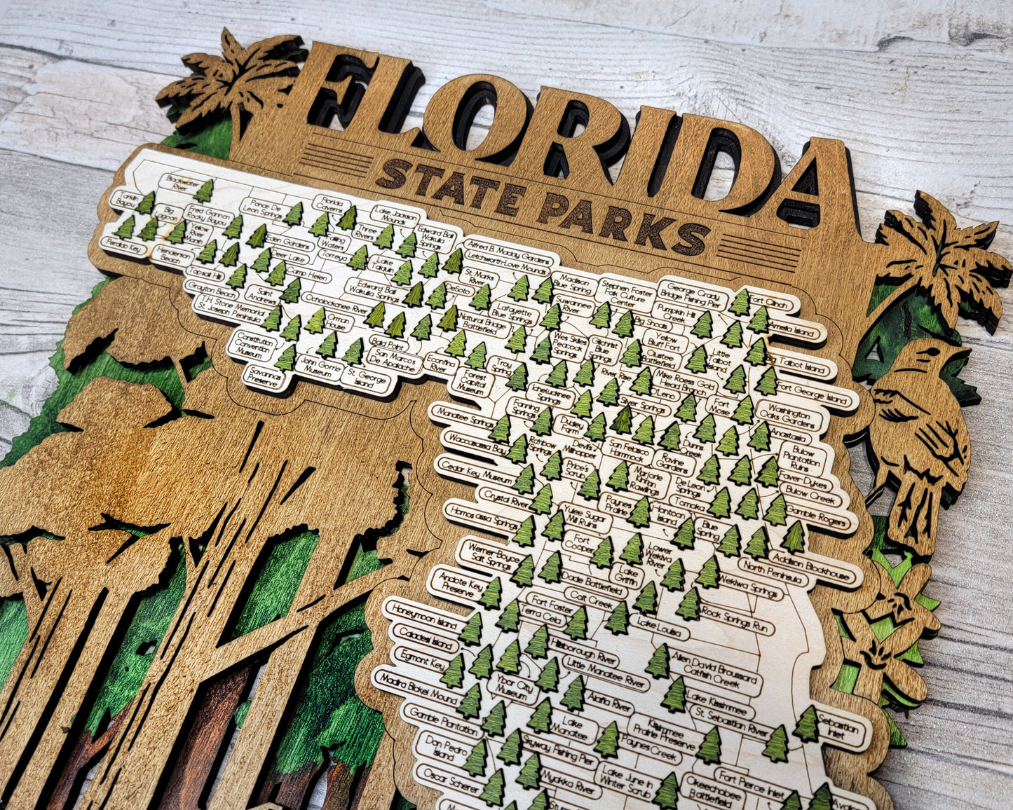 Florida State Parks Travel Map