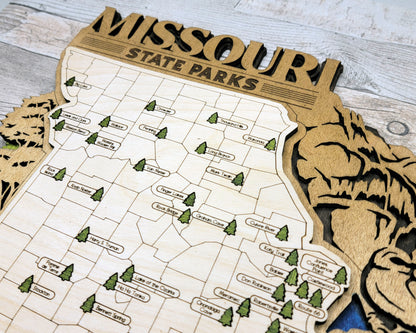 Missouri State Parks Travel Map