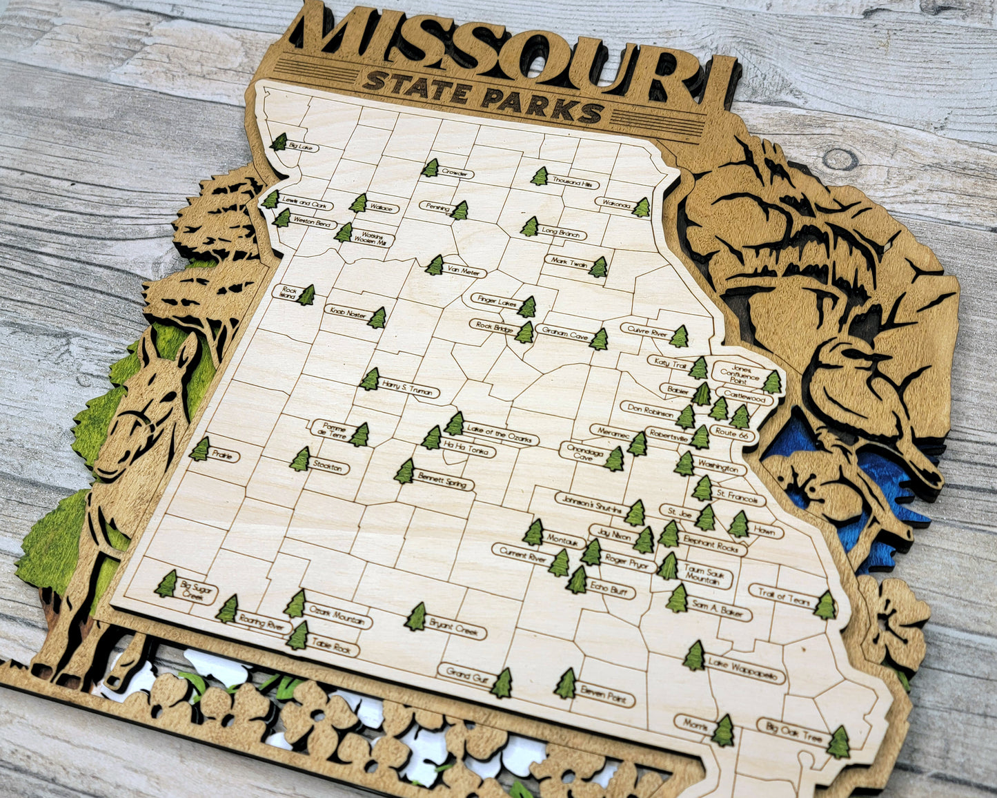 Missouri State Parks Travel Map