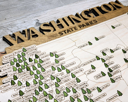 Washington State Parks Travel Map